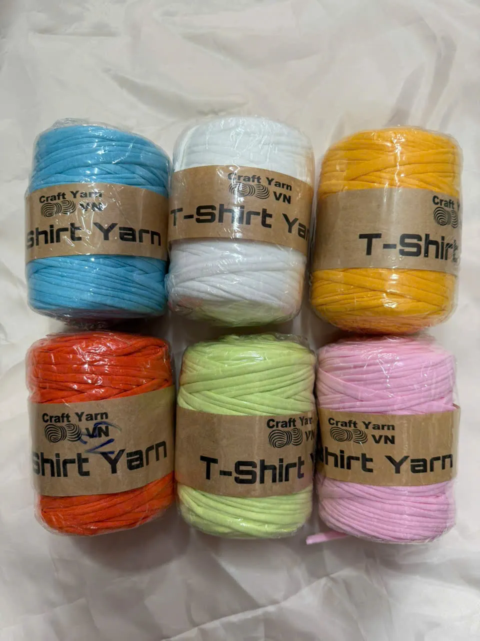 Sợi vải T-shirt yarn trơn - Ảnh tổng quan